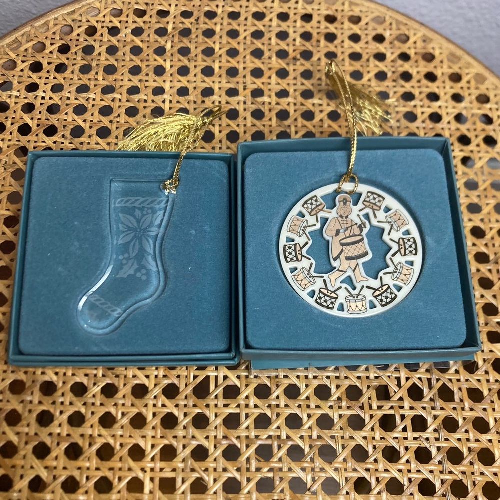 Lenox Retired Crystal Christmas Ornaments
